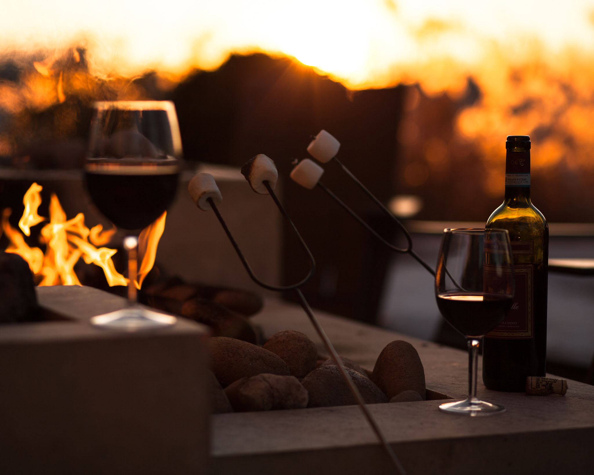 The-Harbor-Grand-FirepitWine Fireside Wine and Smores