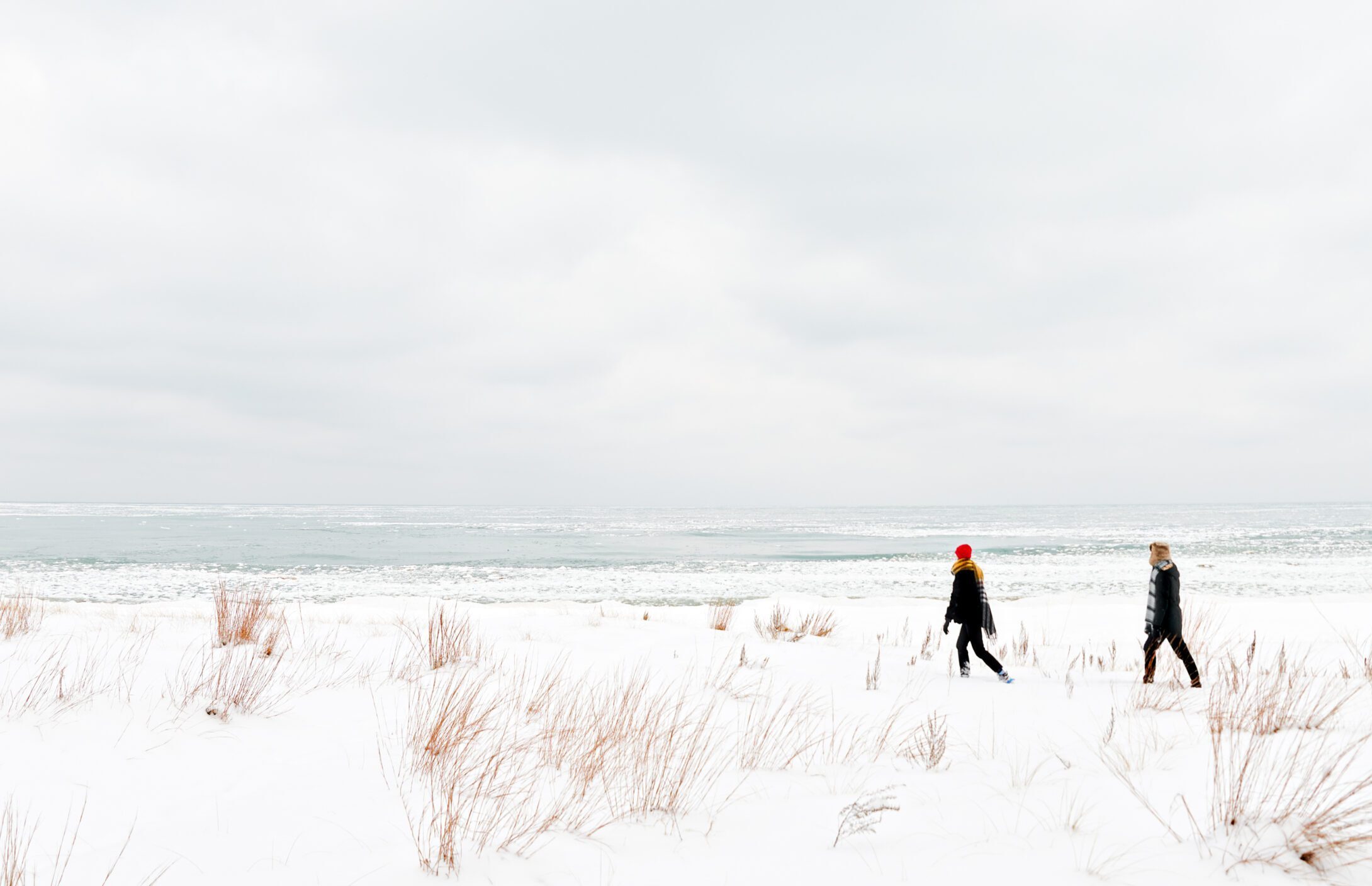 Winter on New Buffalo Beach